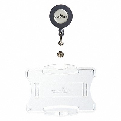 DURABLE 801119 ID Badge Holder 2-3/4 L Open Style PK10