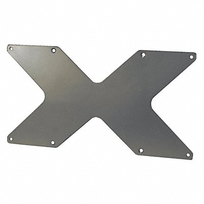 VIDEO MOUNT PRODUCTS AP1 Adaptor Plate Silver 0.1 Dx8.4 Hx16.3 W