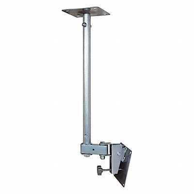 VIDEO MOUNT PRODUCTS LCD1C Small Flat Panel Ceiling Mount Silver
