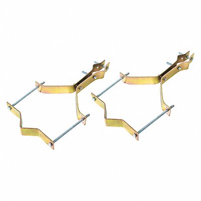 VIDEO MOUNT PRODUCTS P6 Pipe Mounts Gold 1.5 Dx1.5 Hx4 W
