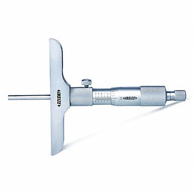 INSIZE 32404 Depth Micrometer 4 L Base Flat Anvil