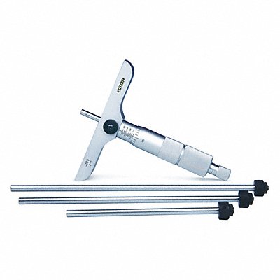 INSIZE 32416 Depth Micrometer 4 L Base Flat Anvil