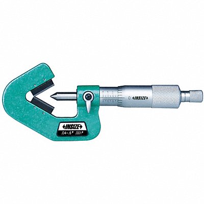 INSIZE 3290063 V-Anvil Micrometer V-Shaped Anvil