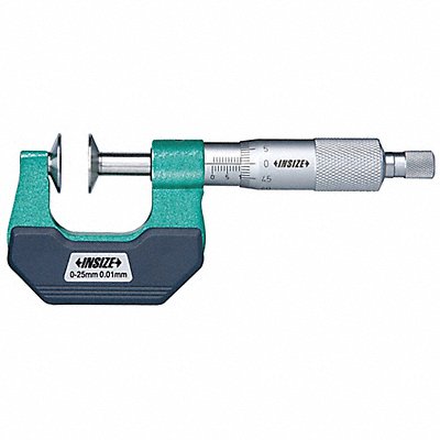 INSIZE 32942 Non-Rotating Spindle Disk Micrometer