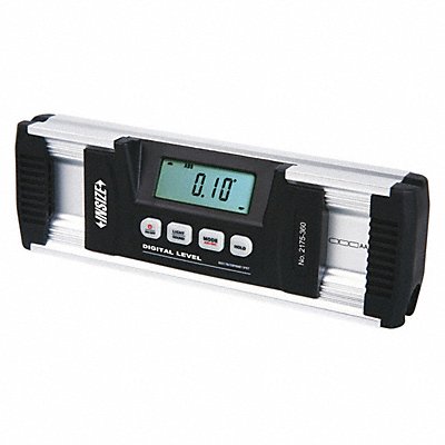 INSIZE 2175360 Digital Protractor Acc at 0 deg +/-0.05