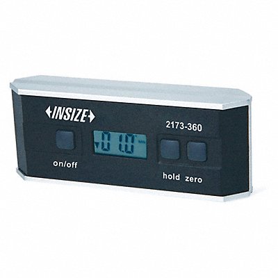 INSIZE 2173360 Digital Level 1-19/64 W 6 L Aluminum