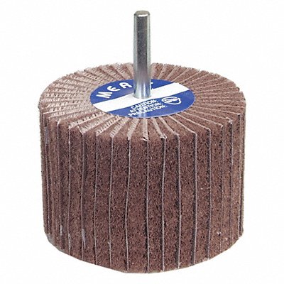 MERIT 8834120458 Flap Wheel 4 in Dia 2 in W 120 Grit