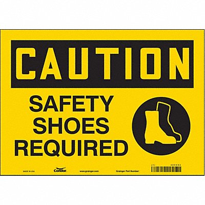 CONDOR 465V04 Safety Sign 10 inx14 in Vinyl