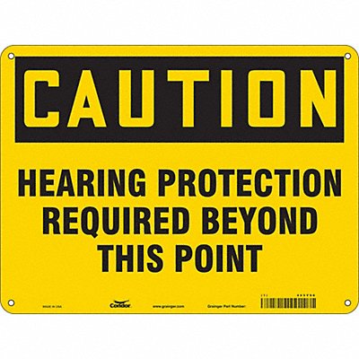 CONDOR 465Y96 Safety Sign 18 inx24 in Polyethylene
