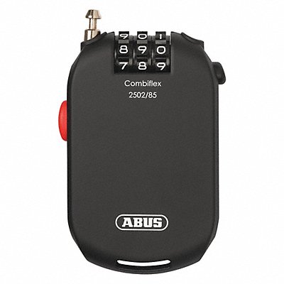 ABUS 95455 Cable Lock 33 in Steel Black