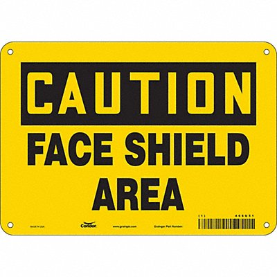 CONDOR 466U51 Safety Sign 7 inx10 in Polyethylene