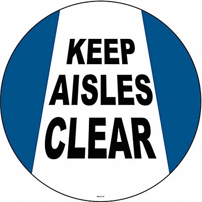 STRANCO INC FS17117 Anti-Slip Floor Sign 17 in x 17 in Vinyl
