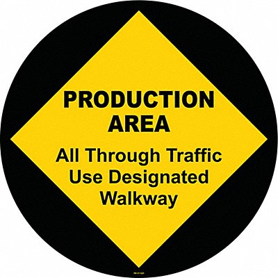 STRANCO INC FS17123 Anti-Slip Floor Sign 17 in x 17 in Vinyl