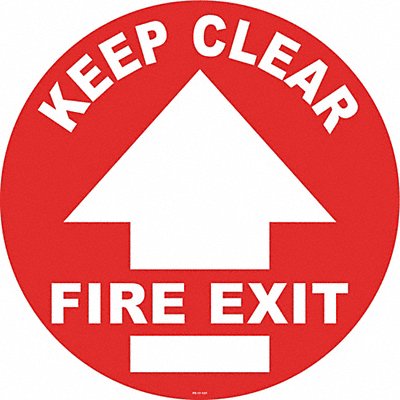 STRANCO INC FS17131 Anti-Slip Floor Sign 17 in x 17 in Vinyl