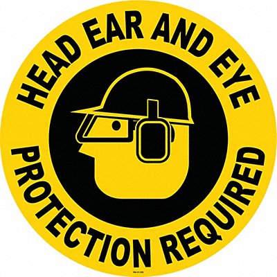 STRANCO INC FS17153 Anti-Slip Floor Sign 17 in x 17 in Vinyl