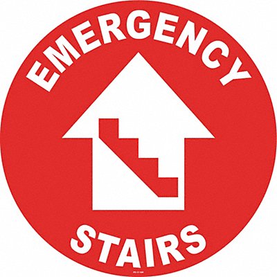 STRANCO INC FS17168 Anti-Slip Floor Sign 17 in x 17 in Vinyl