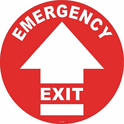 STRANCO INC FS17202 Anti-Slip Floor Sign 17 in x 17 in Vinyl