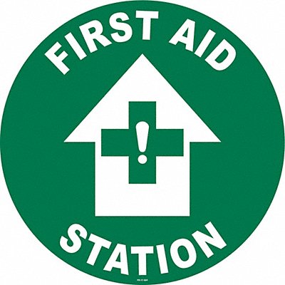 STRANCO INC FS17324 Anti-Slip Floor Sign 17 in x 17 in Vinyl