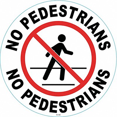 STRANCO INC FS17606 Anti-Slip Floor Sign 17 in x 17 in Vinyl