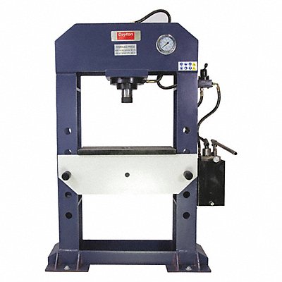 DAYTON 467L12 Hydraulic Press Hydraulic Manual 75 tons