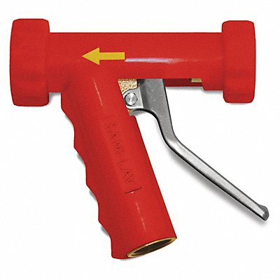 SANI-LAV N8R Spray Nozzle Red Brass/SS Pistol Grip