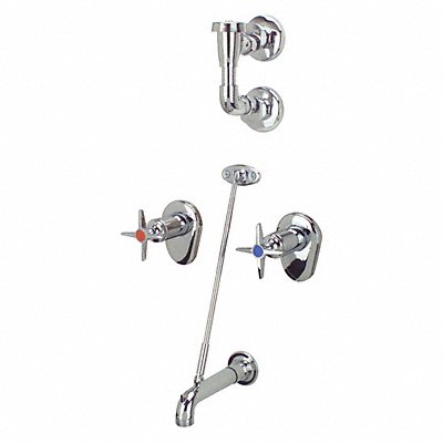 ZURN Z873E2EVBIS Straight Chrome Zurn AquaSpec Brass