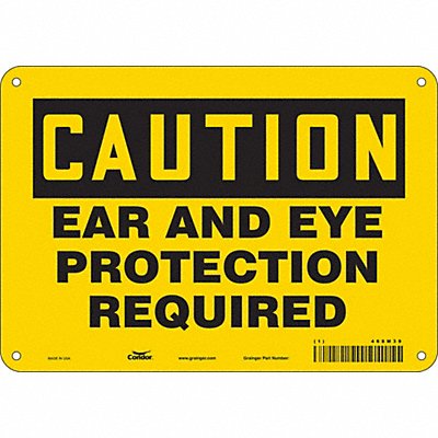 CONDOR 468M39 Safety Sign 7 inx10 in Polyethylene