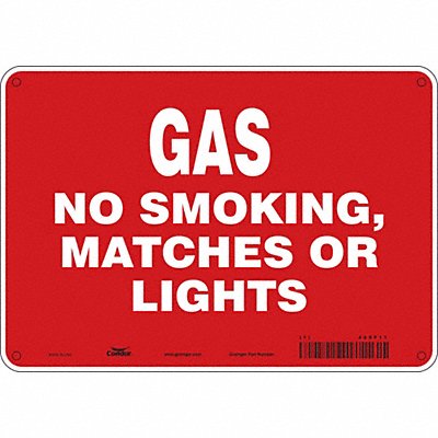 CONDOR 469F11 Safety Sign 7 in x 10 in Aluminum