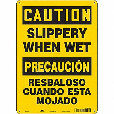 CONDOR 469P05 Safety Sign 14 inx10 in Aluminum