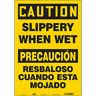 CONDOR 469P13 Safety Sign 20 inx14 in Vinyl