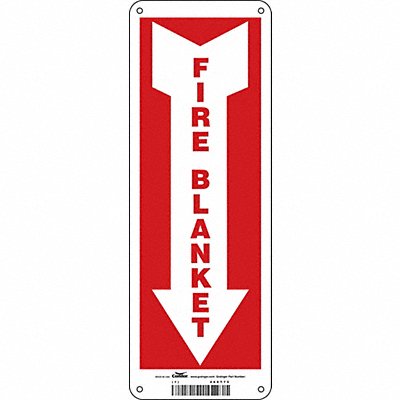 CONDOR 469T75 Safety Sign 14 in x 5 in Vinyl