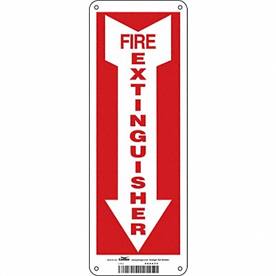 CONDOR 469V35 J7050 Safety Sign 14 in x 5 in Polyethylene