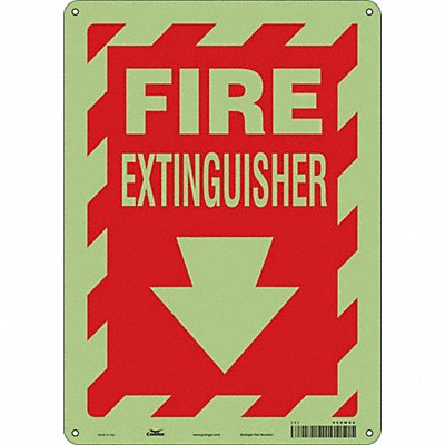 CONDOR 469W04 Safety Sign 14 in x 10 in Polyethylene