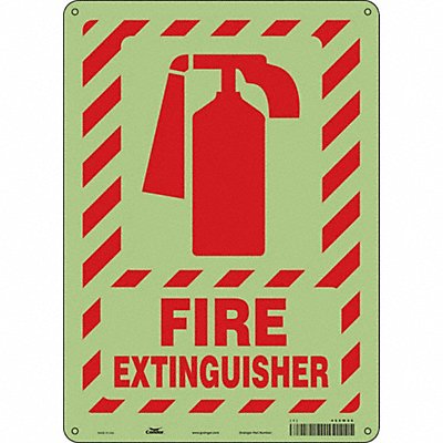 CONDOR 469W96 Safety Sign 14 in x 10 in Polyethylene