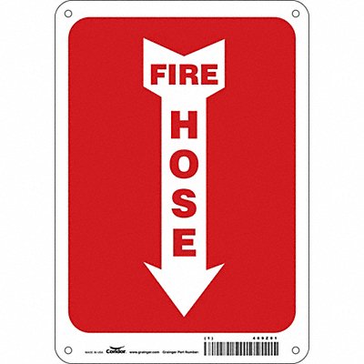 CONDOR 469Z01 Safety Sign 10 in x 7 in Polyethylene