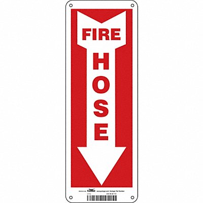 CONDOR 469Z13 J7054 Safety Sign 14 in x 5 in Polyethylene