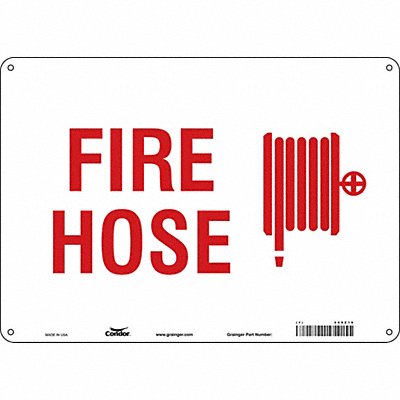 CONDOR 469Z19 Safety Sign 10 in x 14 in Aluminum