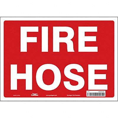 CONDOR 469Z62 Safety Sign 10 in x 14 in Vinyl