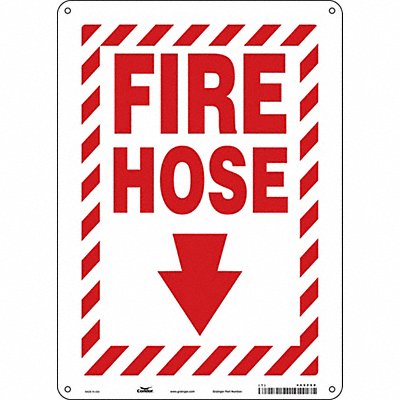 CONDOR 469Z68 J7051 Safety Sign 14 in x 10 in Polyethylene