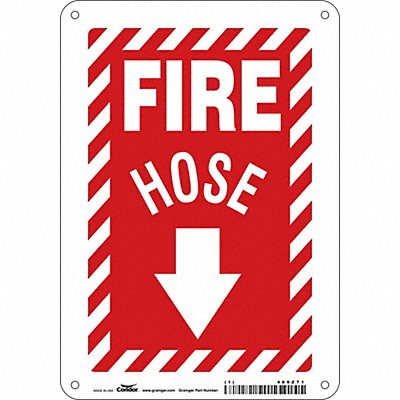 CONDOR 469Z71 Safety Sign 10 in x 7 in Aluminum