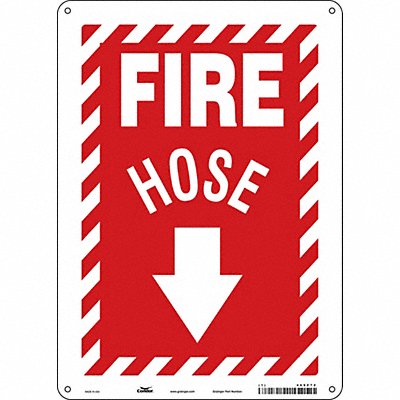 CONDOR 469Z72 Safety Sign 14 in x 10 in Aluminum