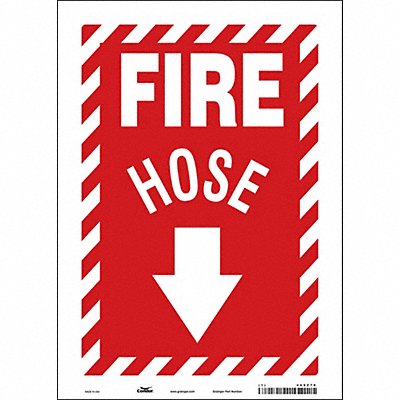 CONDOR 469Z76 Safety Sign 14 in x 10 in Vinyl