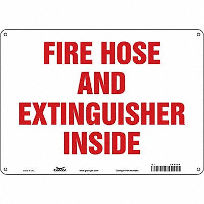 CONDOR 469Z96 Safety Sign 10 in x 14 in Aluminum