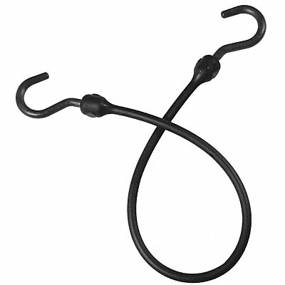 THE BETTER BUNGEE BBC12NBK J4678 J-Hook 1 1/2 W Black