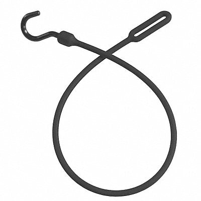 THE BETTER BUNGEE BBC30NBK J4681 J-Hook C Loop 1 1/2 W Black