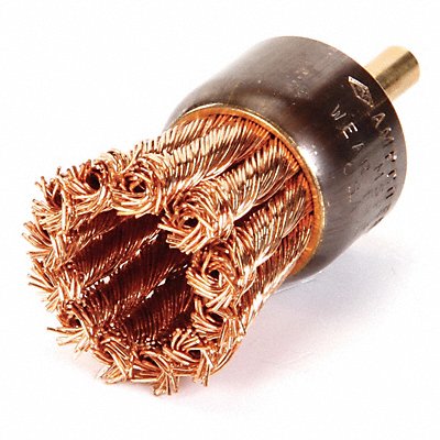 AMPCO EB1K Knot Wire End Brush Carbon Steel