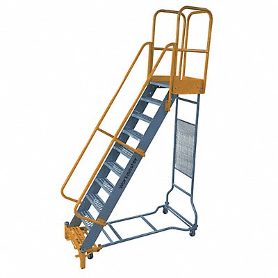 COTTERMAN WMX12R42A6P3 Rolling Safety Ladder Unassembled Platform 120InH