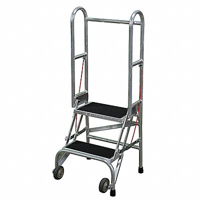 COTTERMAN SASA2A2E10C50P6 Folding Rolling Safety Ladder Platform 20In H