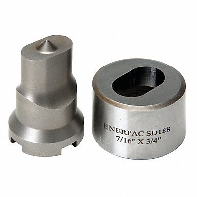 ENERPAC SPD188 Punch and Die Set 3/8 Oval