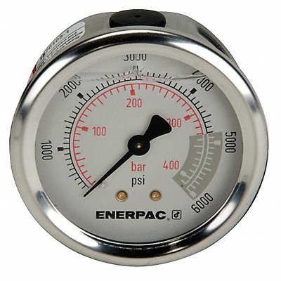 ENERPAC G2534R K4566 Pressure Gauge 0 to 6000 psi 2 1/2 Dial